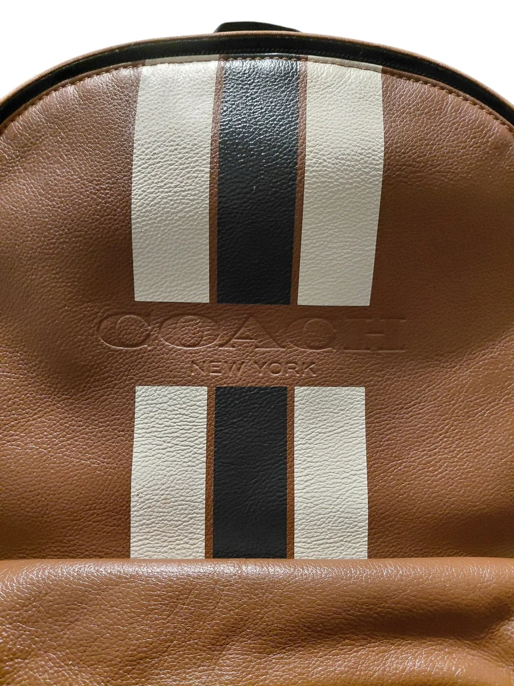 Coach brown leather